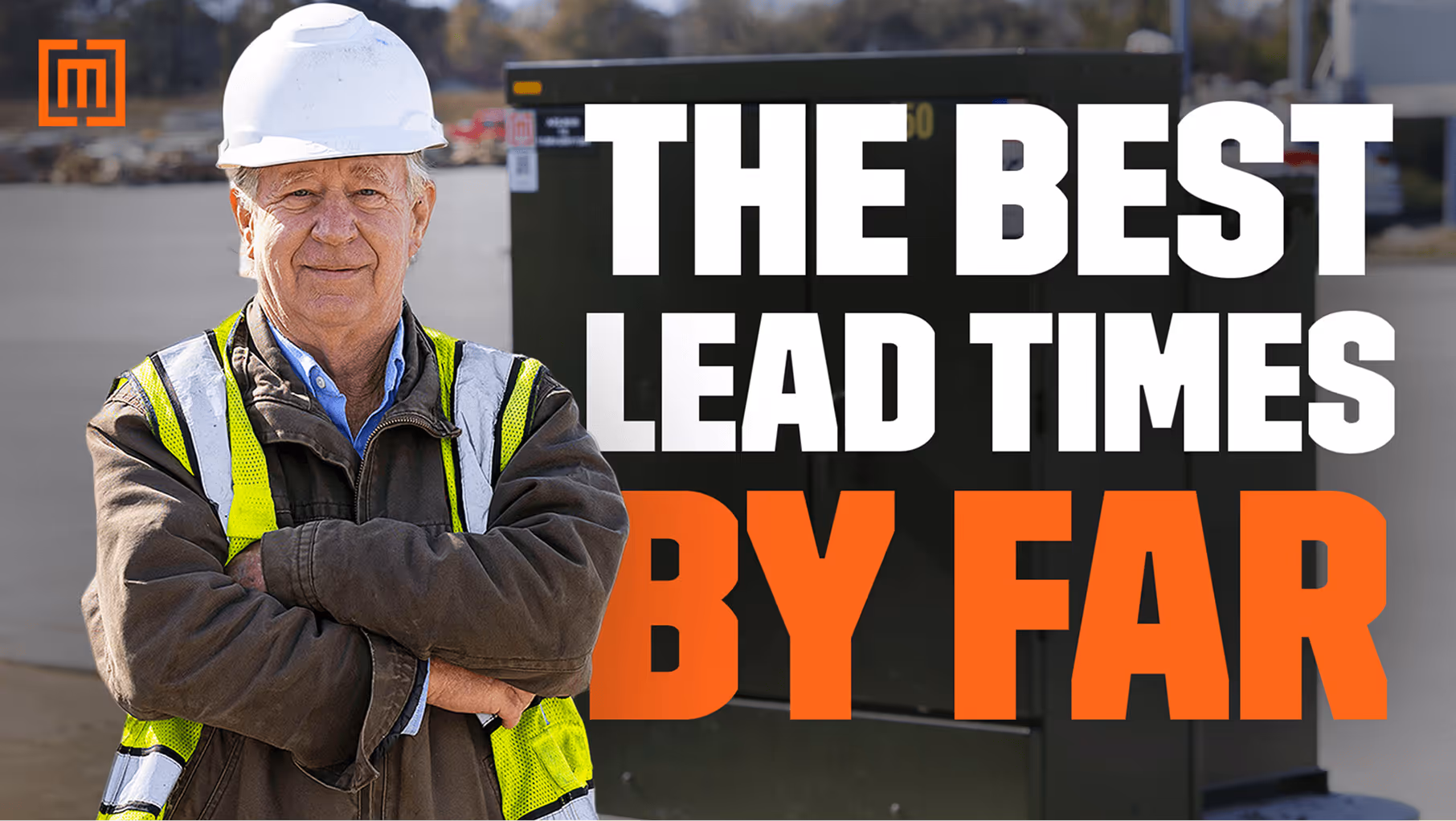 Video thumbnail saying "The best lead times by far"