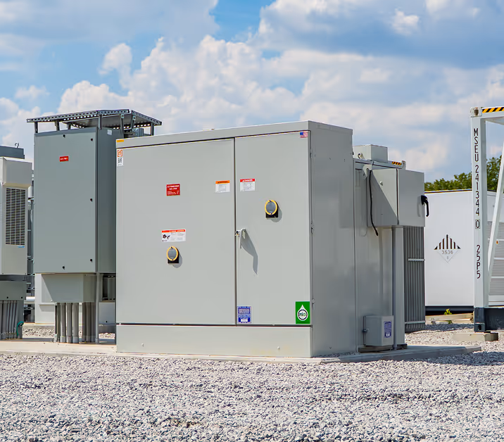 A padmount transformer