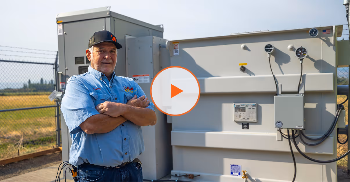 Thumbnail of a video testimonial from a customer who hired Maddox to repair their transformer