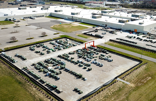Aerial view of the Cincinnati, OH facility