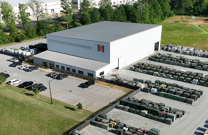 Aerial view of the Greenville, SC facility